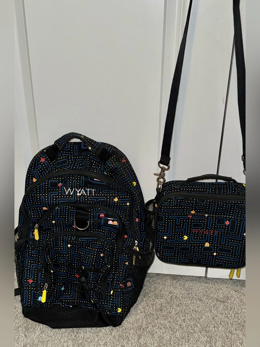 Pottery Barn Teen PAC-MAN Backpack & Lunch Bundle